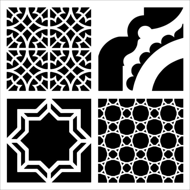 STENCIL 6X6 MARAKESH TILES