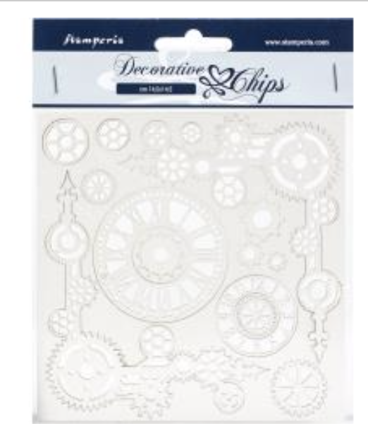 DECORACIONES EN CARTÓN 5.5&quot;X5.5&quot;- ESQUINAS Y RELOJES