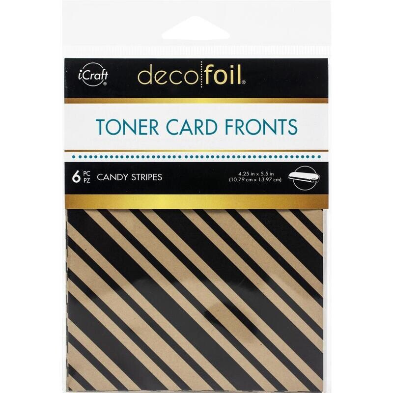 DECO FOIL CRAFT HOJAS TONER &quot;TIRAS DE CARAMELO&quot;
