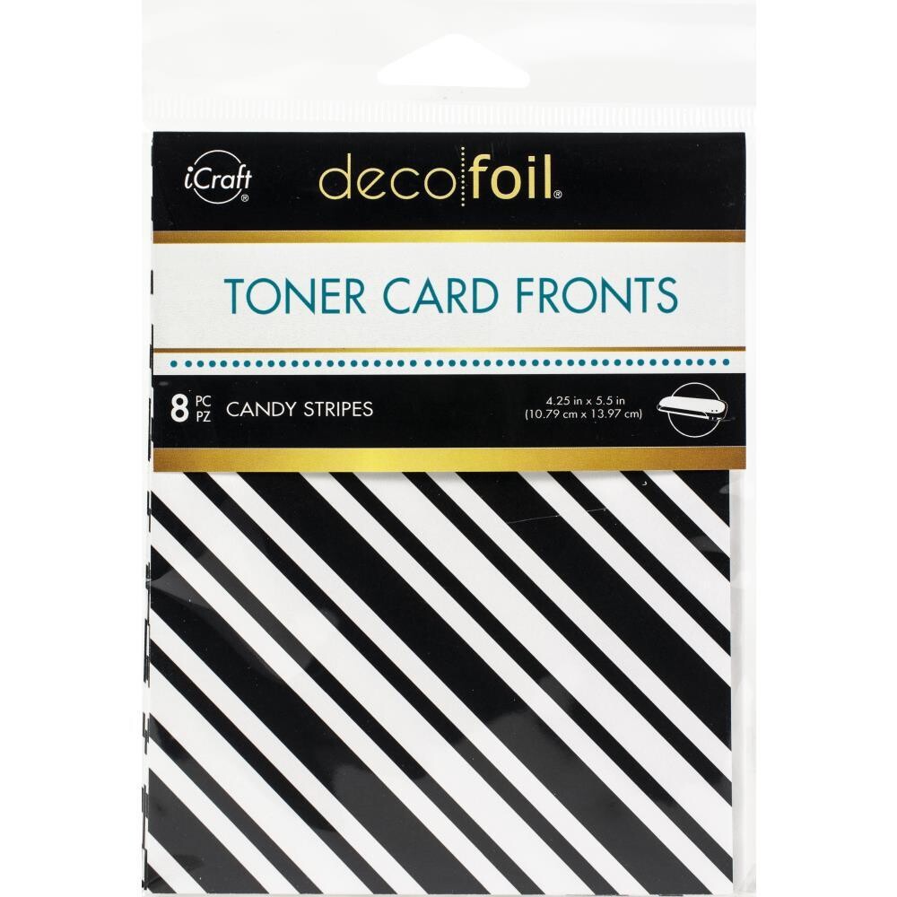 FRENTES DE TARJETAS CON TONER &quot;TIRAS DE CARAMELO&quot;