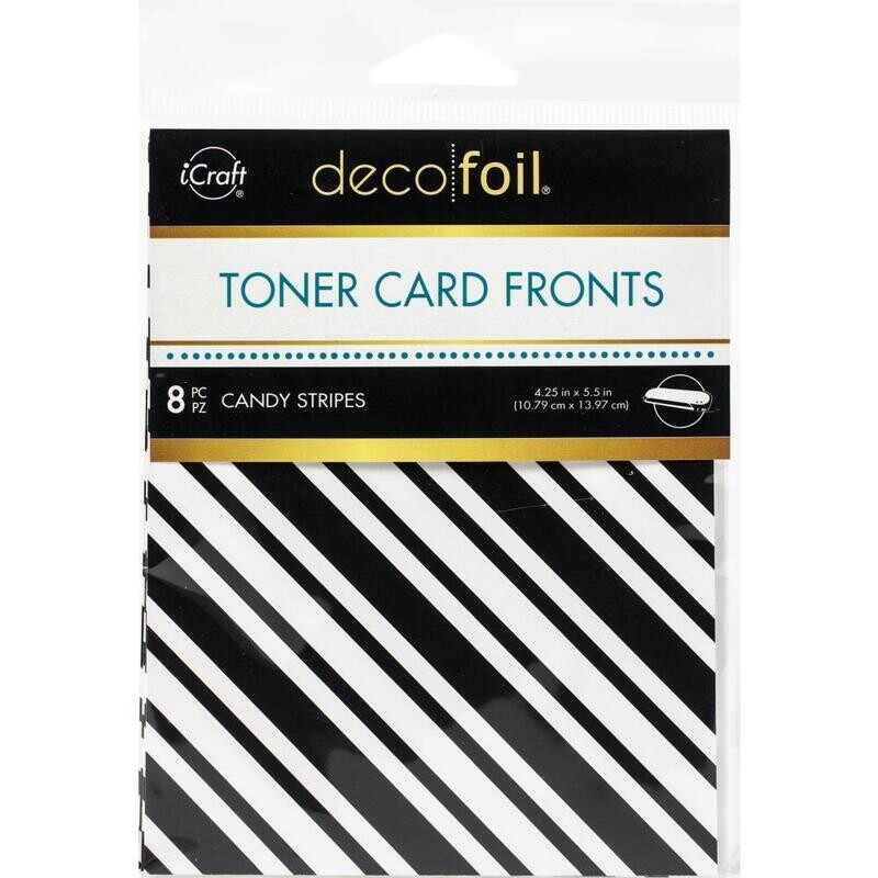 FRENTES DE TARJETAS CON TONER &quot;TIRAS DE CARAMELO&quot;