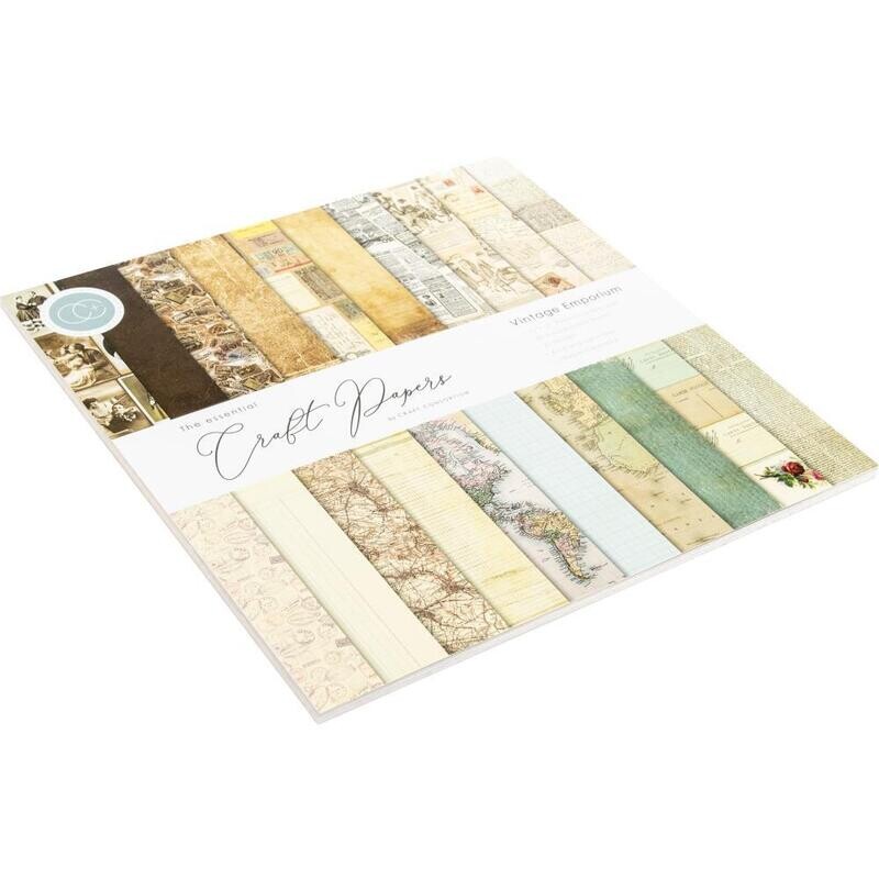 STACK DE PAPELES 12X12 VINTAGE EMPORIUM