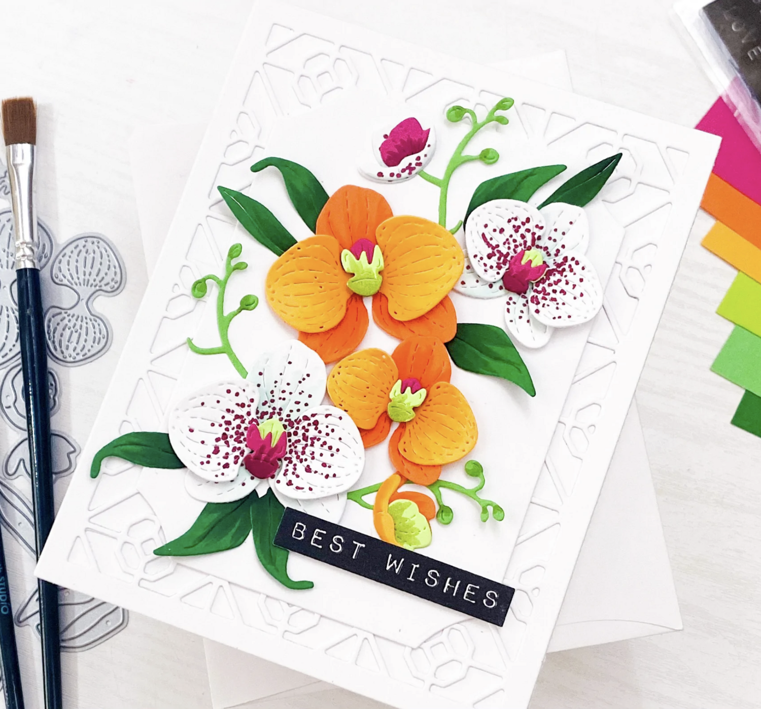 TROQUEL ORQUIDEAS EN CAPAS