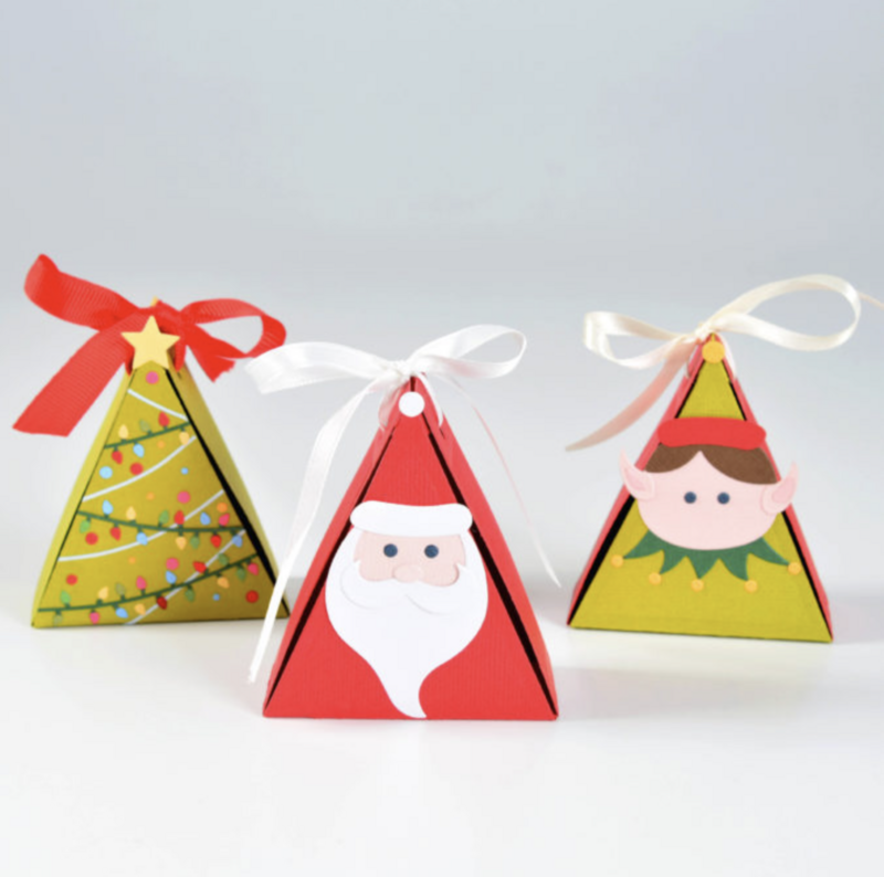 TROQUEL CAJAS DE PERSONAJES DE NAVIDAD