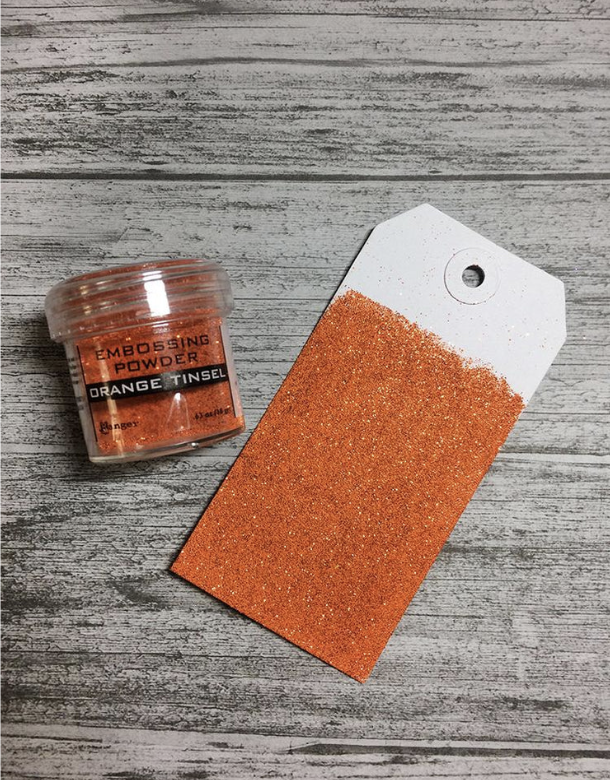 POLVO DE EMBOSAR ORANGE TINSEL
