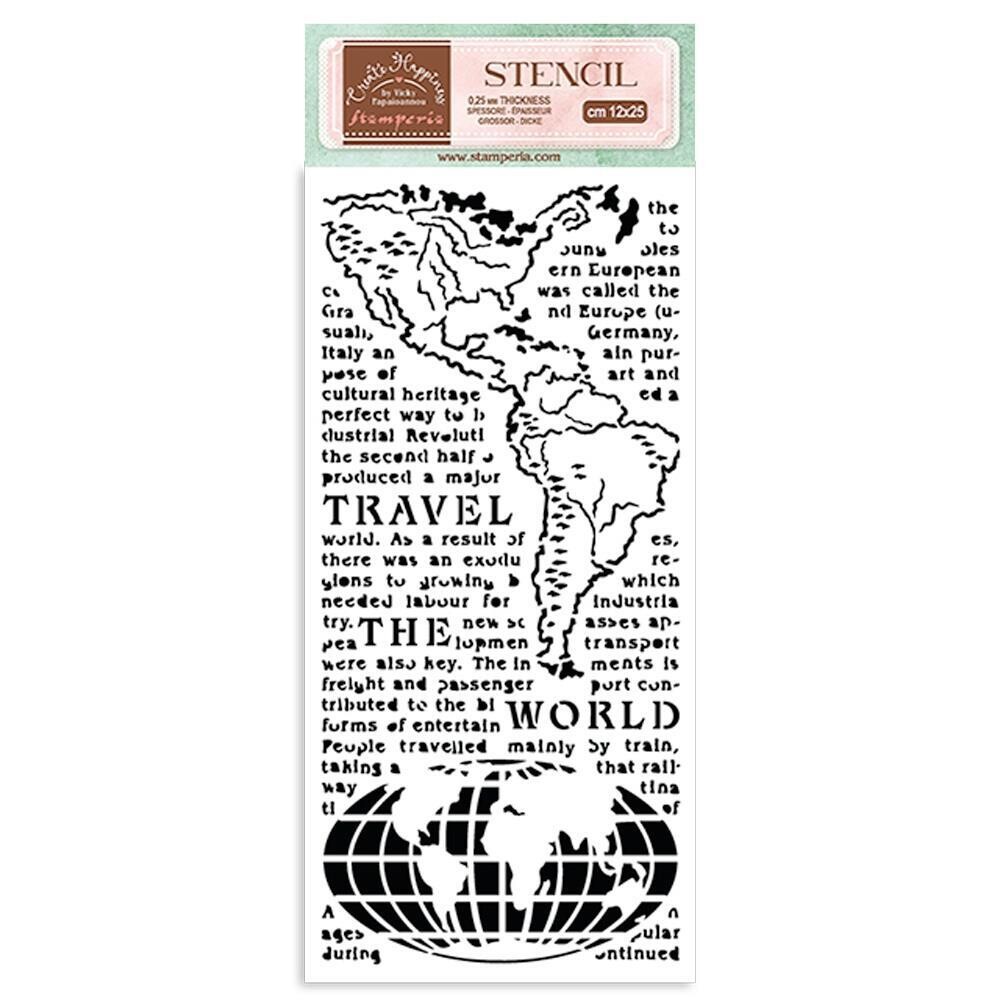 STENCIL EL MUNDO