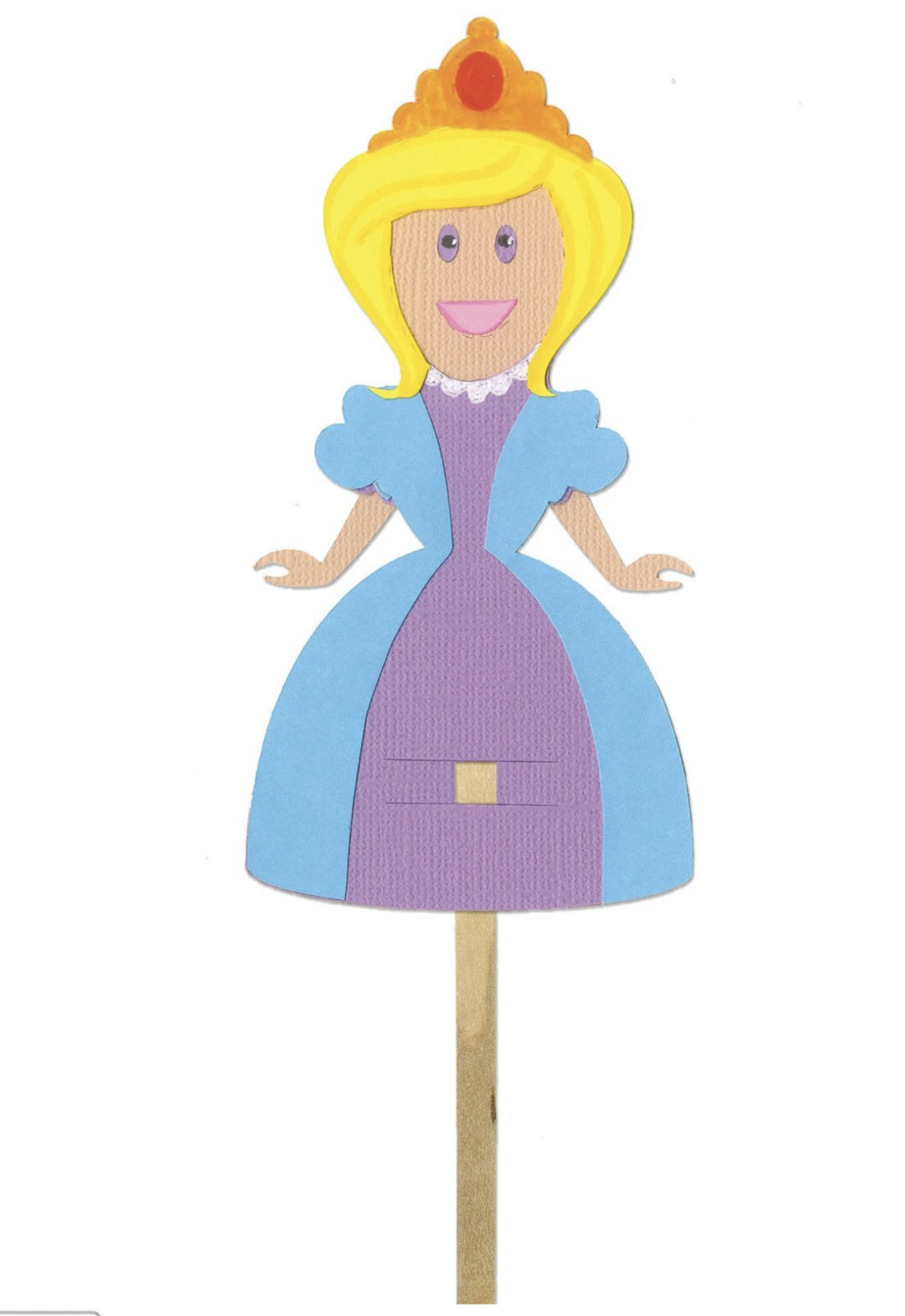 TROQUEL BIGZ MARIONETA EN PALETA DE PRINCESA