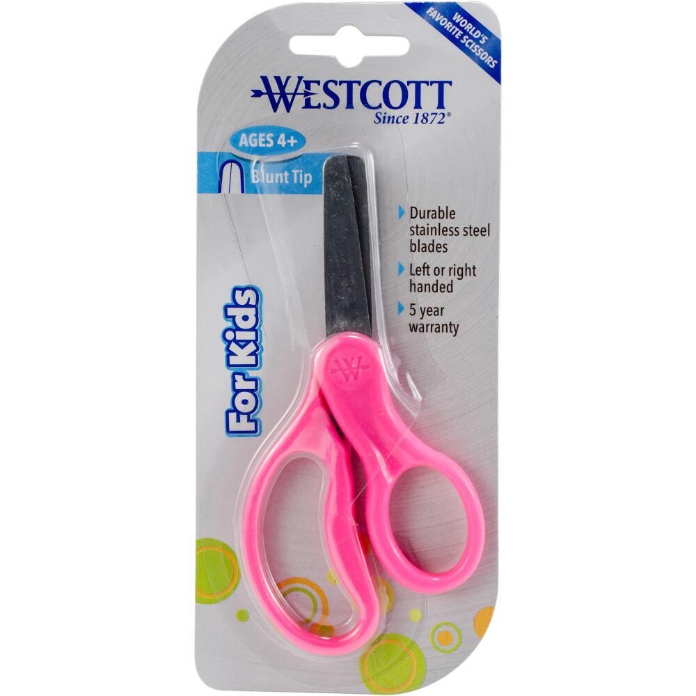 TIJERAS PARA NIÑOS PUNTA REDONDA (COLORES VARIADOS)
