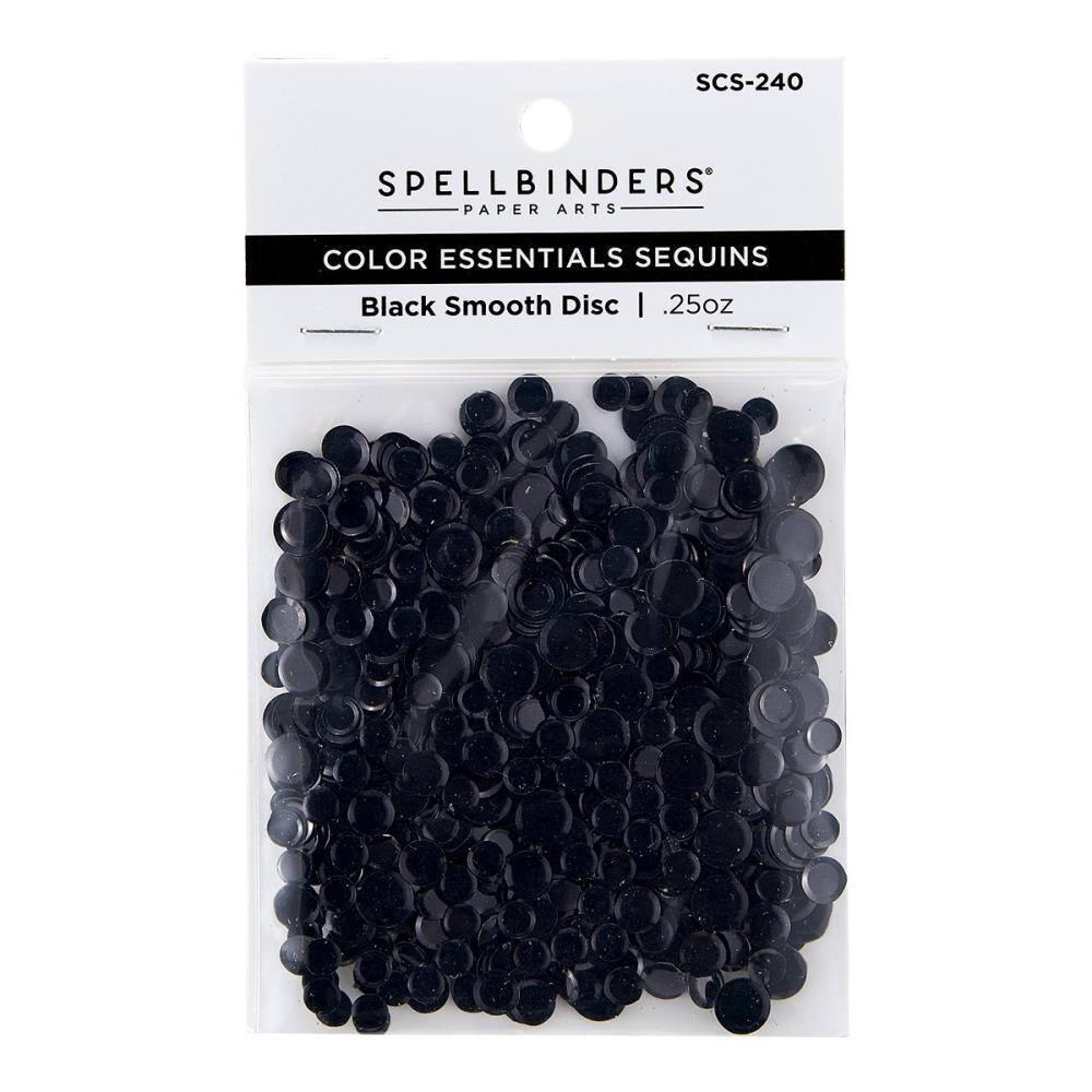 LENTEJUELAS DE DISCO NEGRAS
