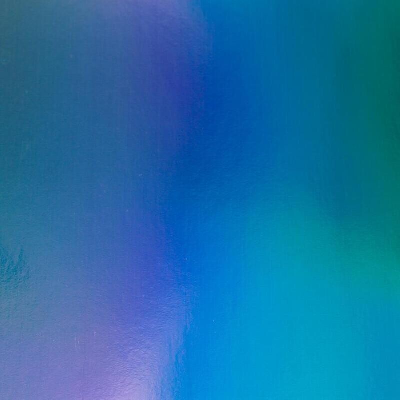 Cartón de espejo iridiscente  8.5&quot;X11&quot; 5/Pkg ESPÍRITU DE AGUA