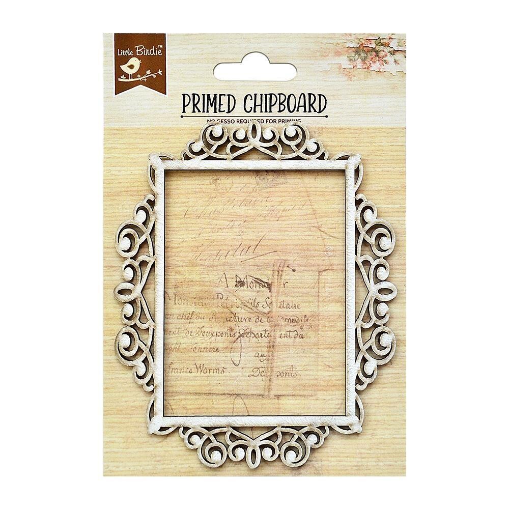 CHIPBOARD CON PRIMER MARCO RECTANGULAR ANTIGUO