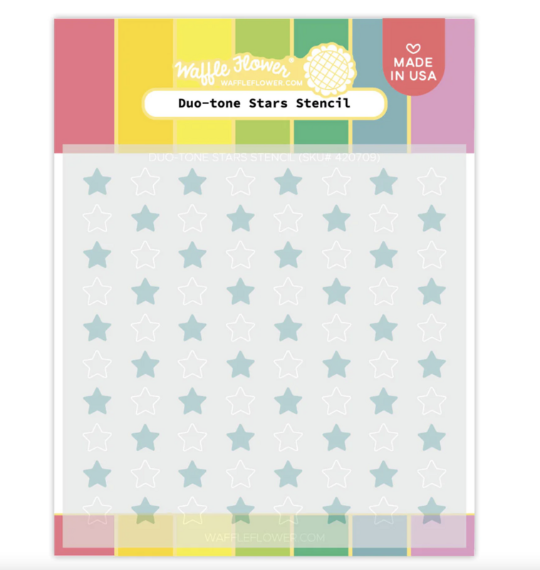 STENCIL ESTRELLAS DE DOBLE TONO