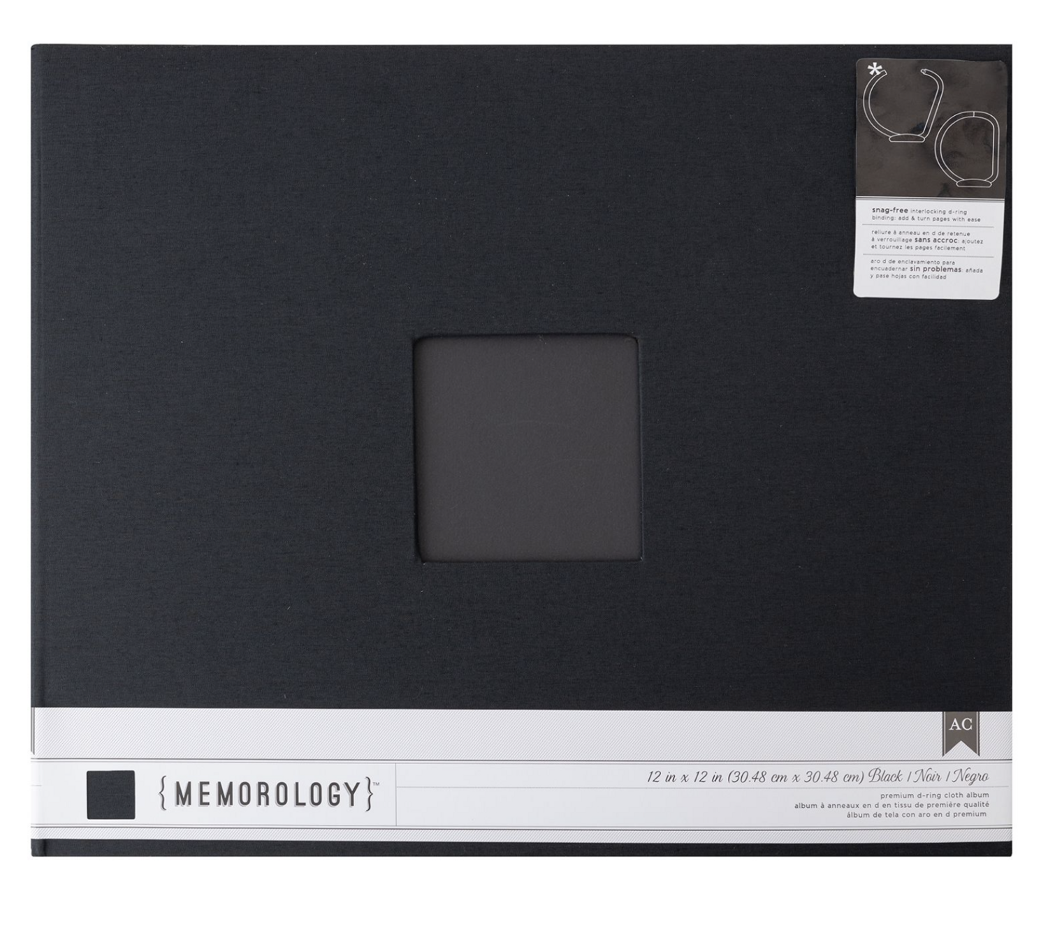 ALBUM 12X12 TELA NEGRO