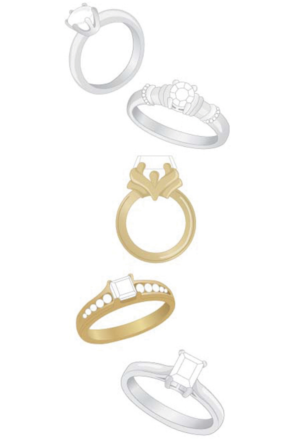 CALCOMANÍAS ANILLOS