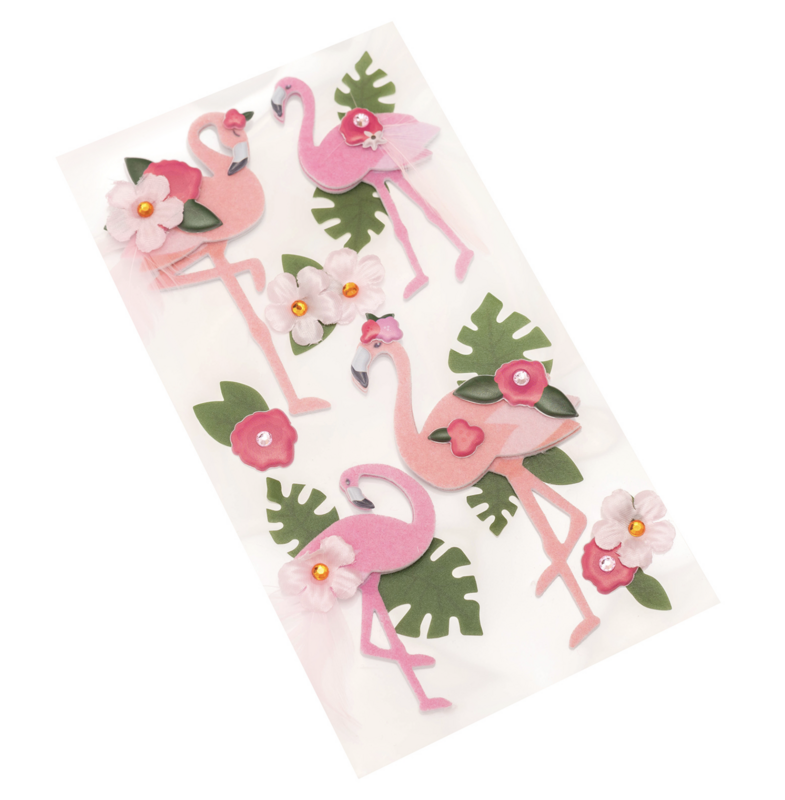 CALCOMANÍAS FLAMINGOS