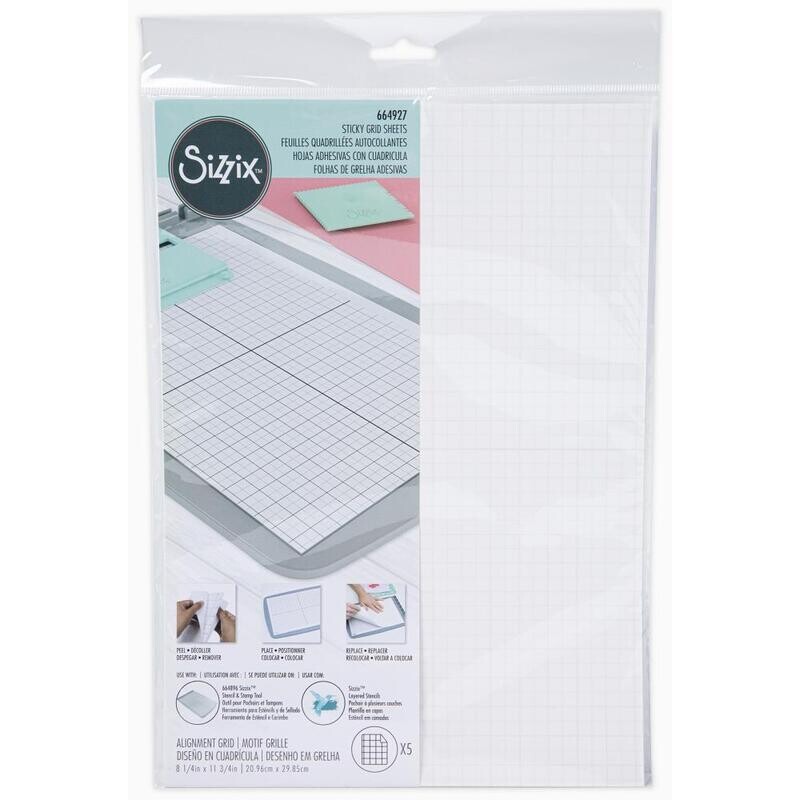 STICKY GRID PARA STENCIL &amp; STAMP TOOL