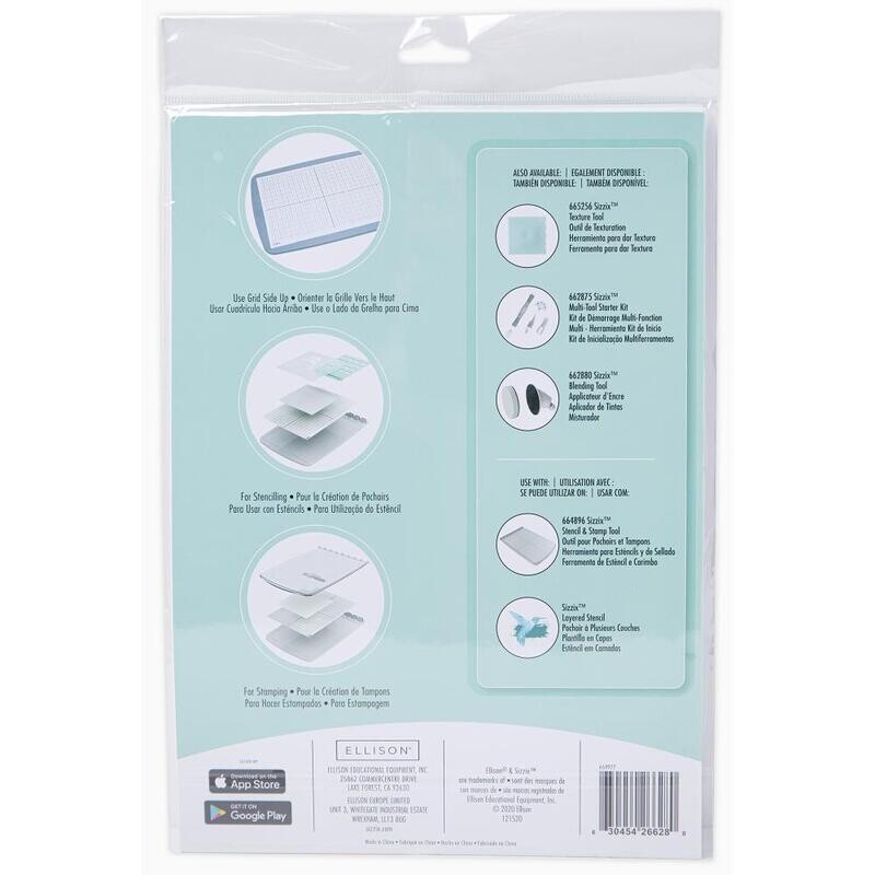STICKY GRID PARA STENCIL &amp; STAMP TOOL