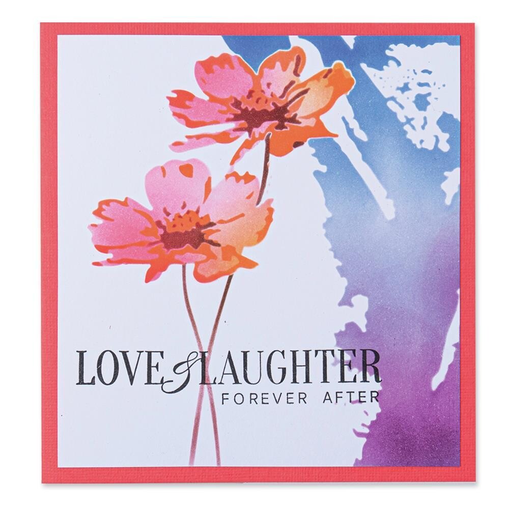 STENCIL EN CAPAS, FLORES
