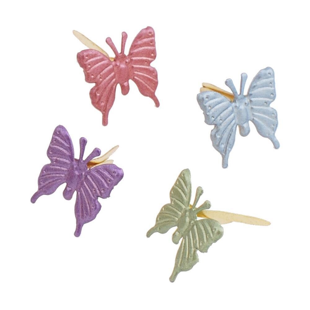 BRADS MARIPOSAS PERLADAS