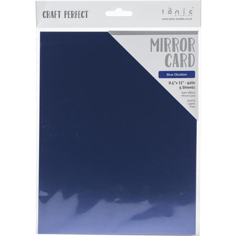 PAPEL SATIN ESPEJO OBSIDIANA AZUL