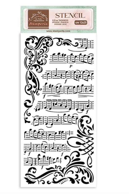 STENCIL MÚSICA