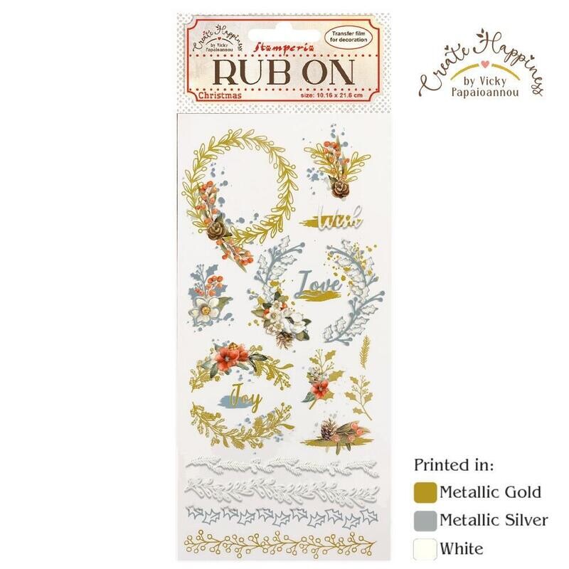 RUB-ONS CORONAS DE NAVIDAD