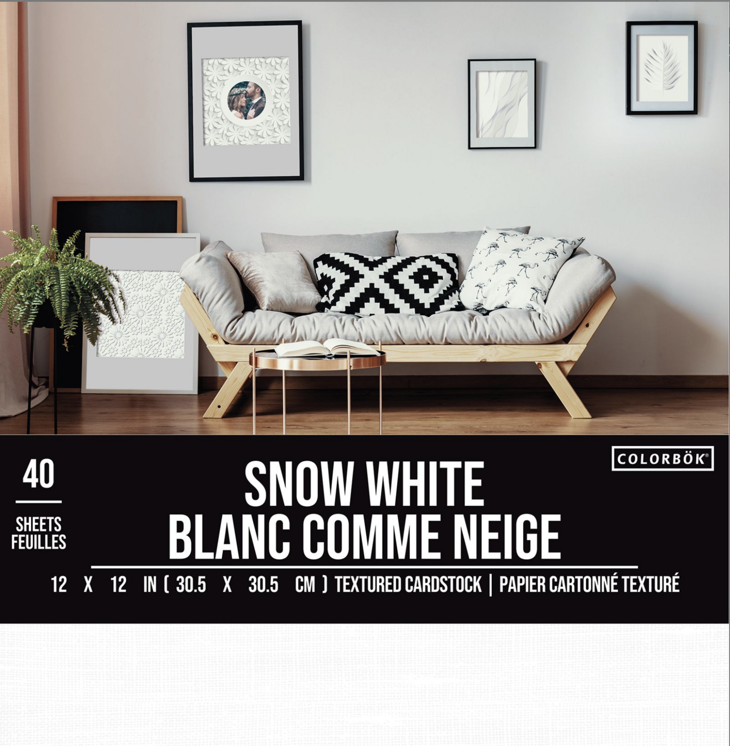 STACK 12X12 BLANCO NIEVE