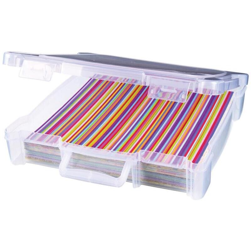 CAJA ARTBIN 12X12 CON ASA TRANSPARENTE