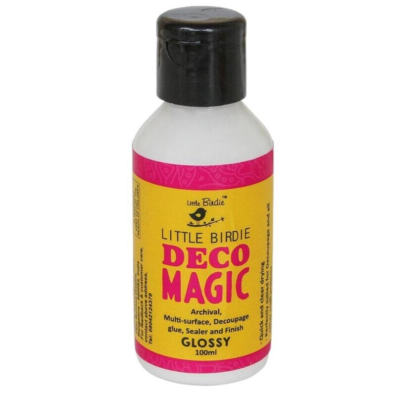 ADHESIVO DECO MAGIC 100 ML (LIBRE DE ÁCIDO) BRILLANTE