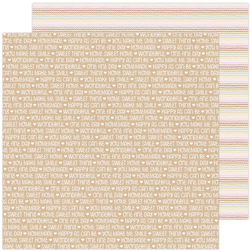CARDSTOCK 12X12 BUNGALOW LANE OSP21 DOBLE CARA