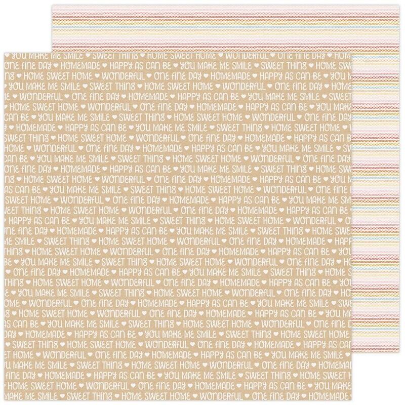 CARDSTOCK 12X12 BUNGALOW LANE OSP21 DOBLE CARA