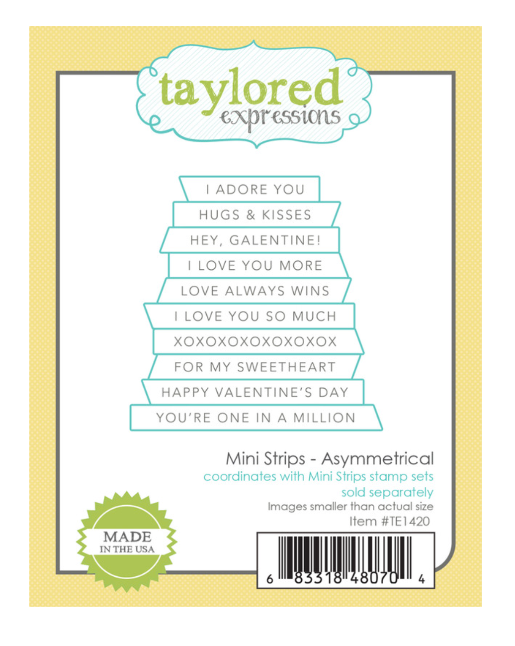 TROQUEL MINI TIRAS ASIMÉTRICAS