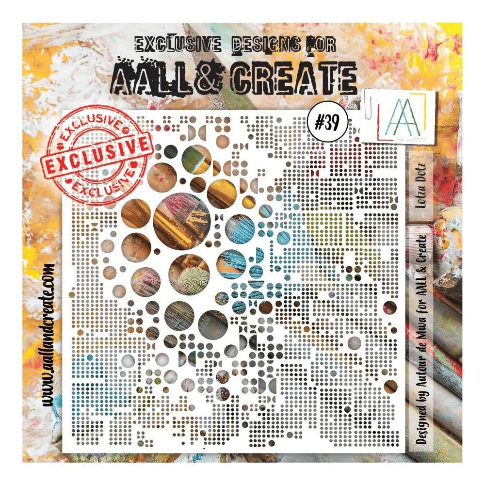 STENCIL LOTZA DOTS