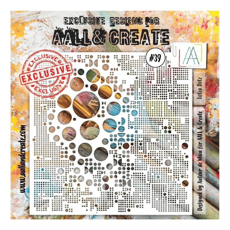 STENCIL LOTZA DOTS