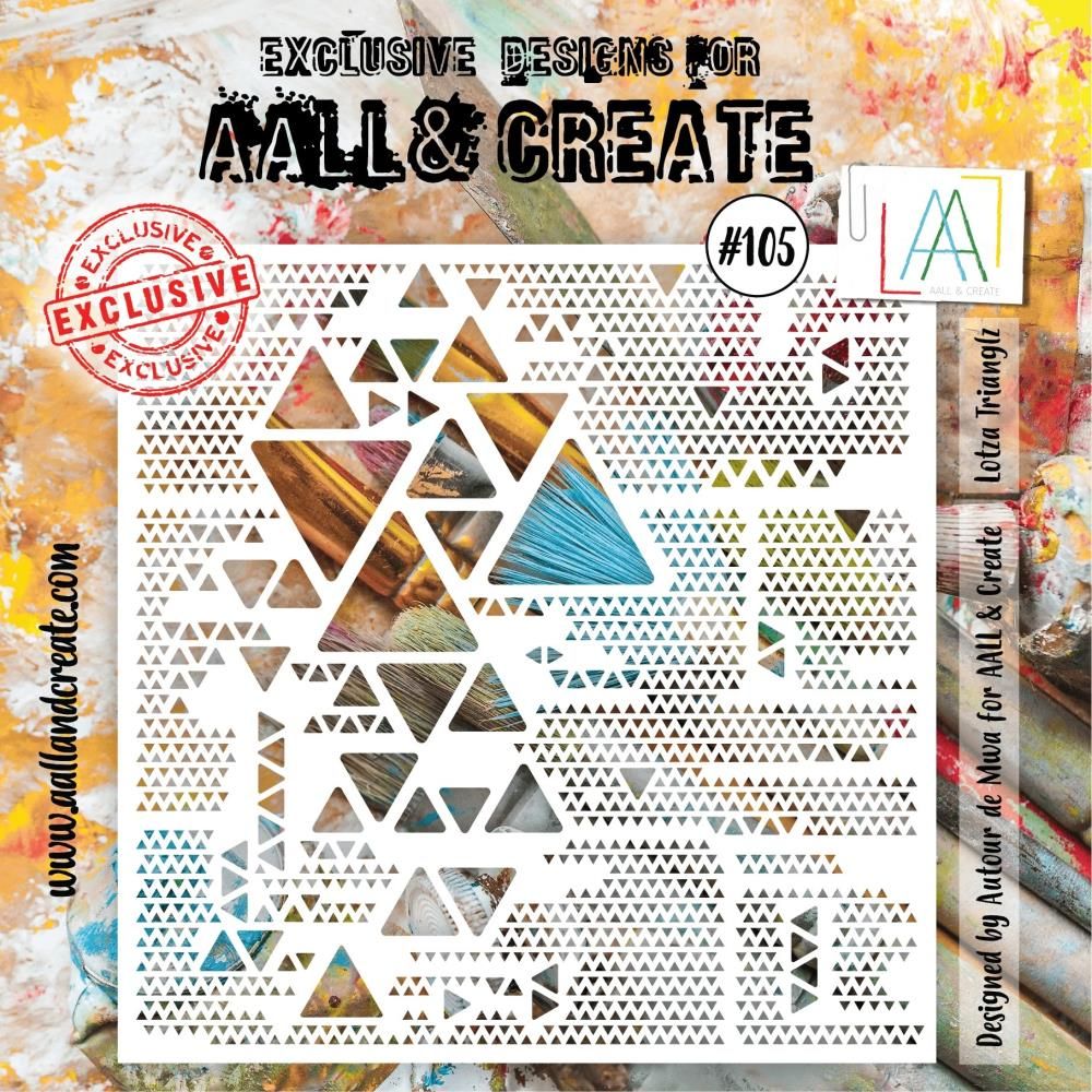 STENCIL LOTZA TRIANGLZ