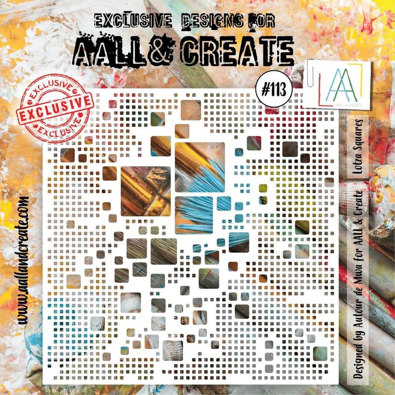 STENCIL LOTZA SQUARES