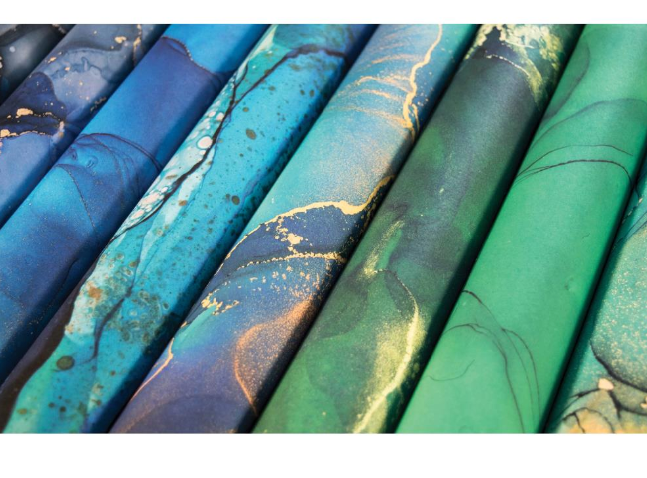 STACK 8X8 INK DROP OCEAN