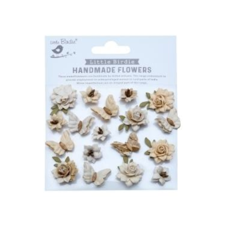 FLORES DE PAPEL IVORY PEARL