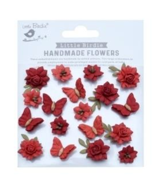 FLORES DE PAPEL SCARLET BLEND