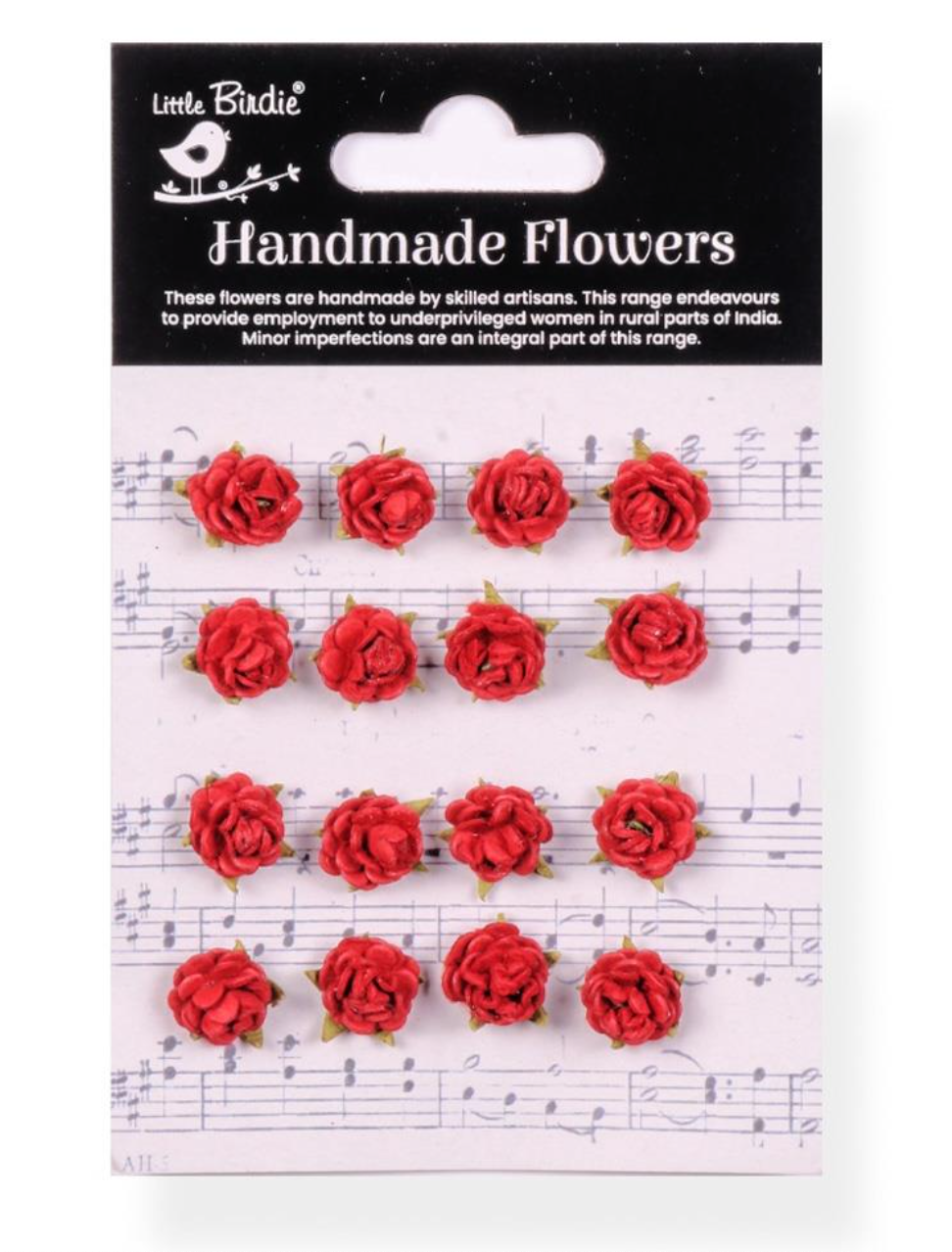 FLORES MICRO ROSAS CARDINAL RED