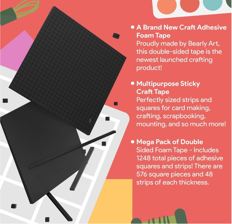 Bearly Art Cubies - THE SHADOW COLLECTION (1,248 cuadritos negros)