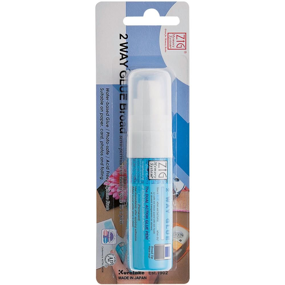 ZIG 2-WAY GLUE PEN JUMBO TIP