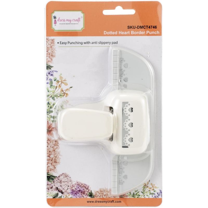 PUNCH DE ORILLAS CORAZONES PUNTEADOS