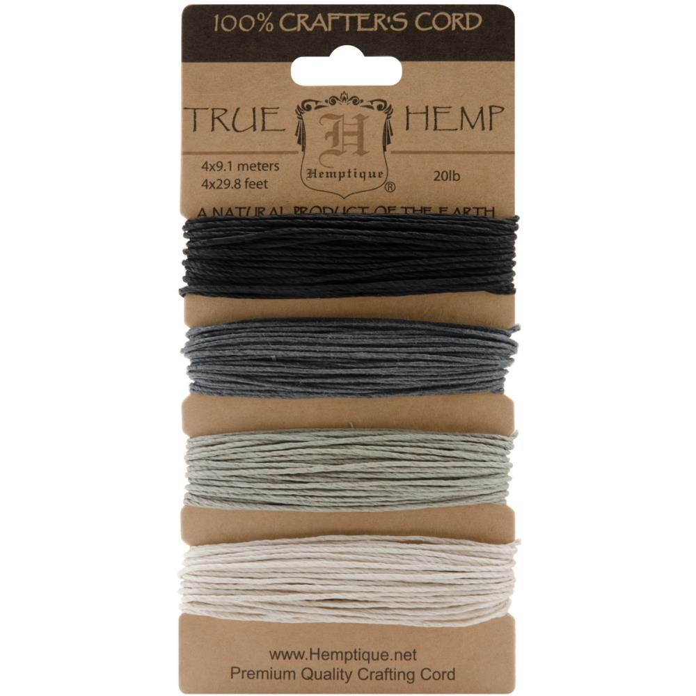 CORDÓN DE CÁÑAMO DE 20 LBS Y 120 PIES - ONYX