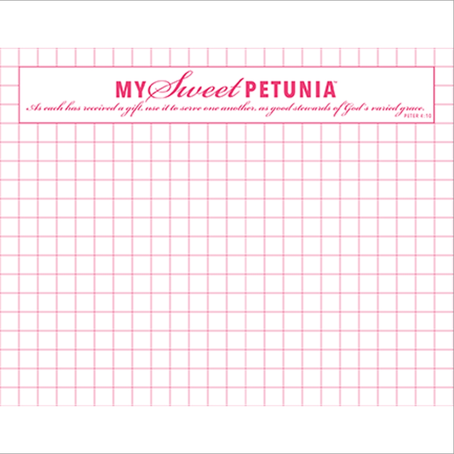 MINI GRID PAPER PAD (PARA MINI MISTI)