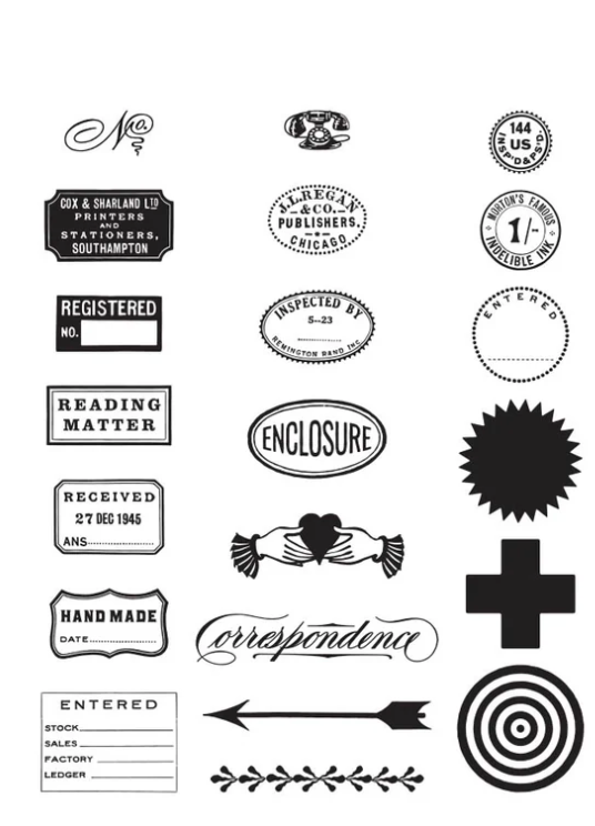 SET DE SELLOS READING MATTER