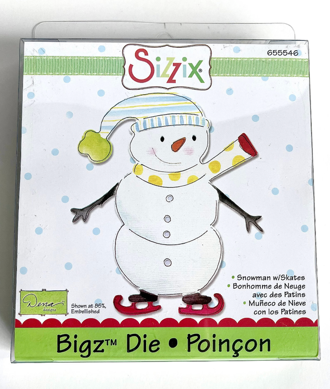 BIGZ SNOWMAN WITH SKATES