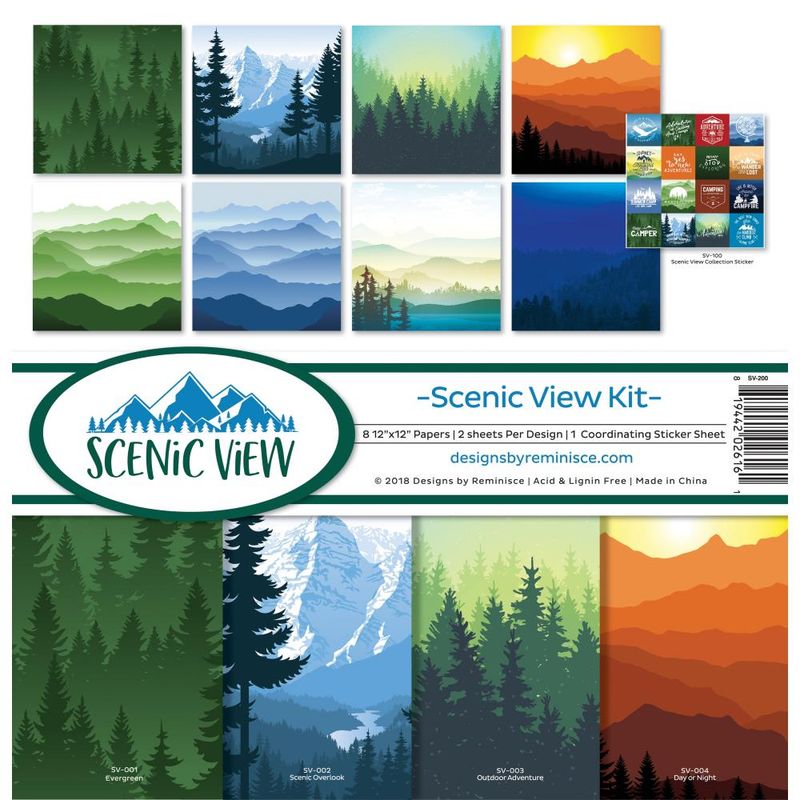 KIT 12X12 VISTAS ESCÉNICAS