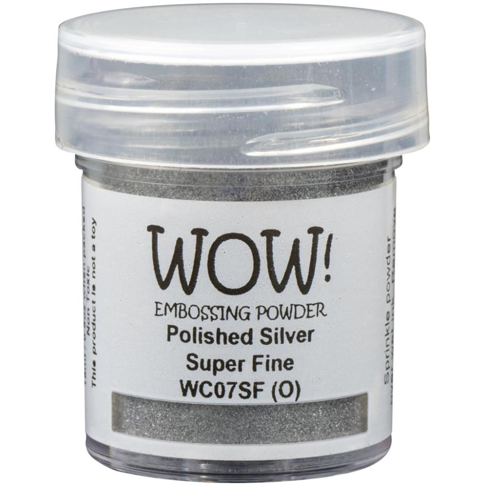 POLVO DE EMBOSAR PLATEADO SUPER FINO