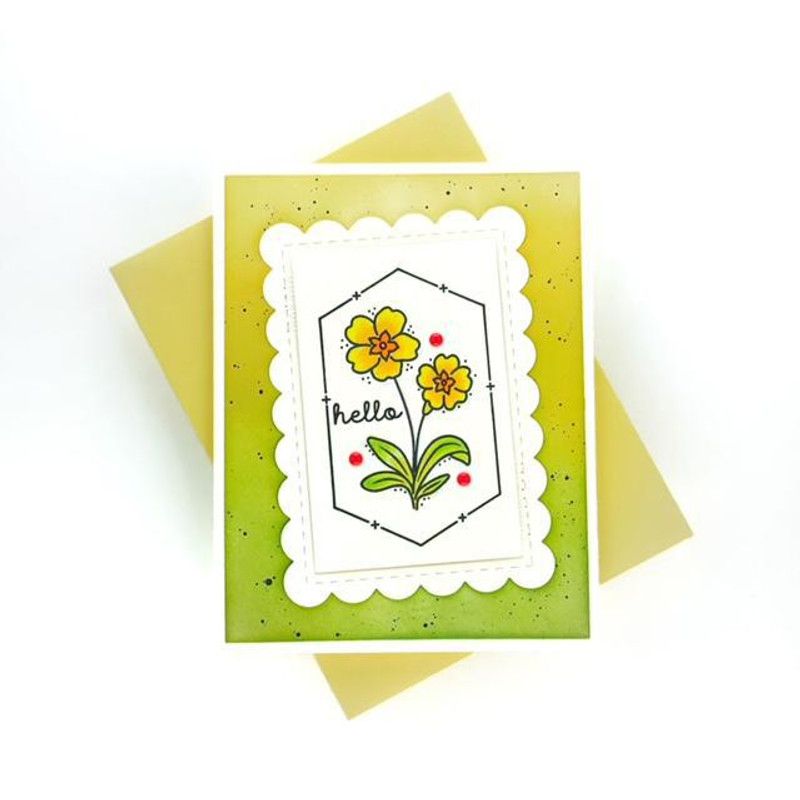 SELLOS FLORES ENMARCADAS